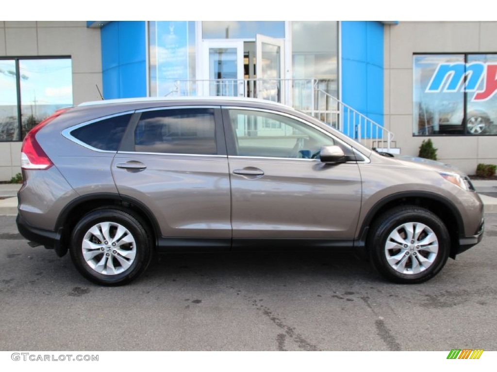 2013 CR-V EX-L AWD - Urban Titanium Metallic / Black photo #4