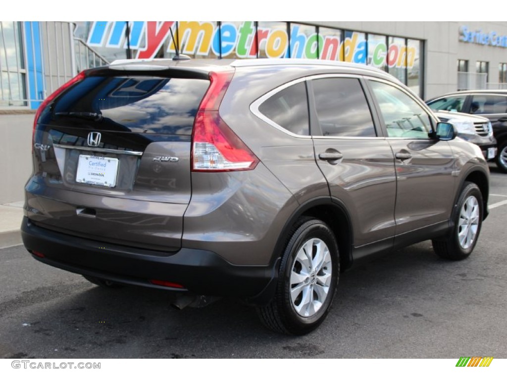 2013 CR-V EX-L AWD - Urban Titanium Metallic / Black photo #5