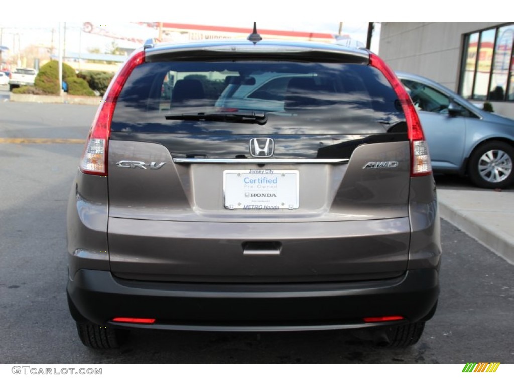 2013 CR-V EX-L AWD - Urban Titanium Metallic / Black photo #6