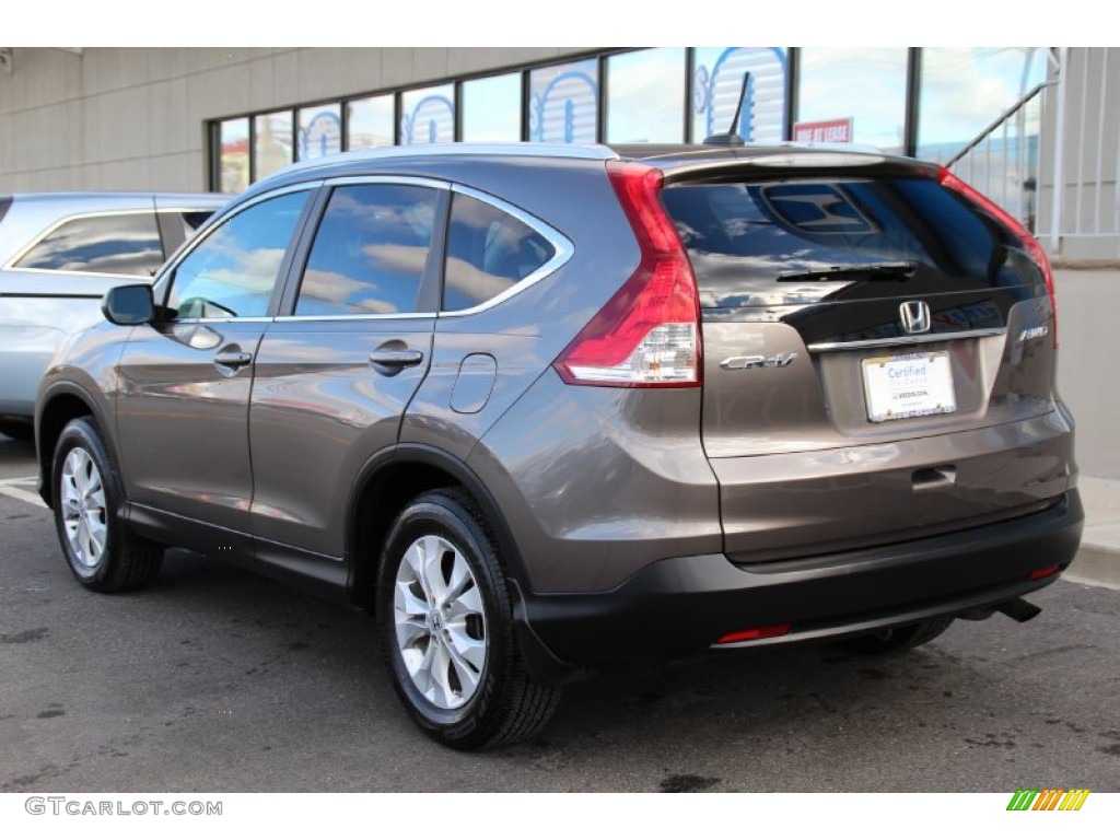 2013 CR-V EX-L AWD - Urban Titanium Metallic / Black photo #7