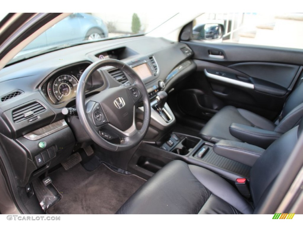 2013 CR-V EX-L AWD - Urban Titanium Metallic / Black photo #11