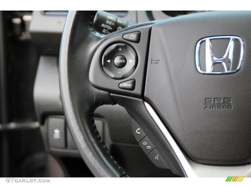 2013 CR-V EX-L AWD - Urban Titanium Metallic / Black photo #18