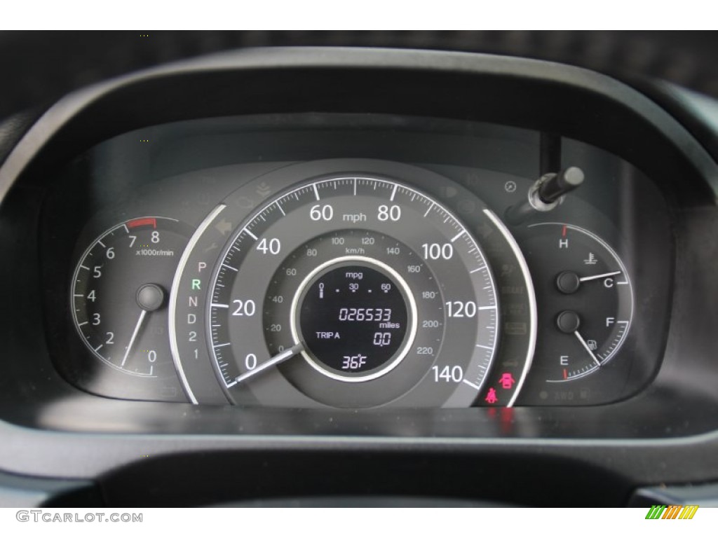 2013 CR-V EX-L AWD - Urban Titanium Metallic / Black photo #21