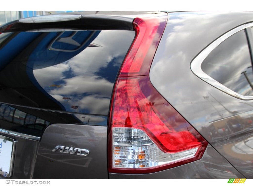 2013 CR-V EX-L AWD - Urban Titanium Metallic / Black photo #23