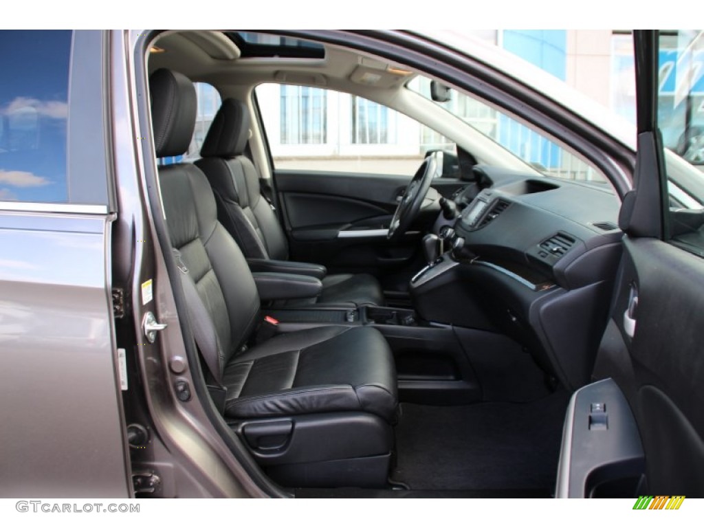 2013 CR-V EX-L AWD - Urban Titanium Metallic / Black photo #28