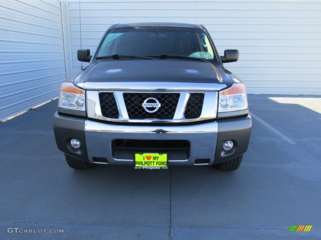 2011 Titan SV Crew Cab - Smoke Gray / Charcoal photo #5