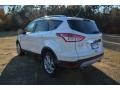 2015 White Platinum Metallic Tri-Coat Ford Escape Titanium  photo #8