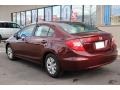 Crimson Pearl - Civic LX Sedan Photo No. 7