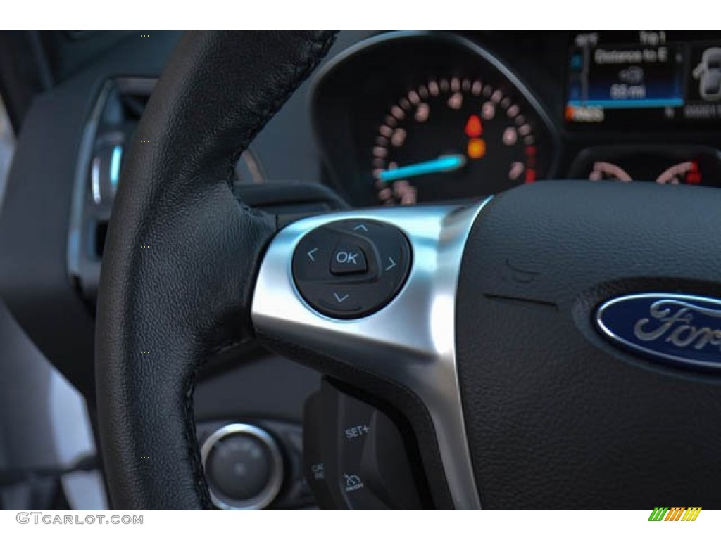 2015 Escape Titanium - White Platinum Metallic Tri-Coat / Medium Light Stone photo #26