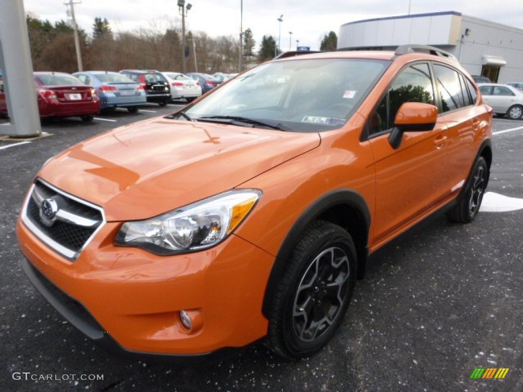 Tangerine Orange Pearl 2014 Subaru XV Crosstrek 2.0i Premium Exterior Photo #99497203