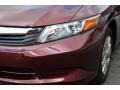 Crimson Pearl - Civic LX Sedan Photo No. 29