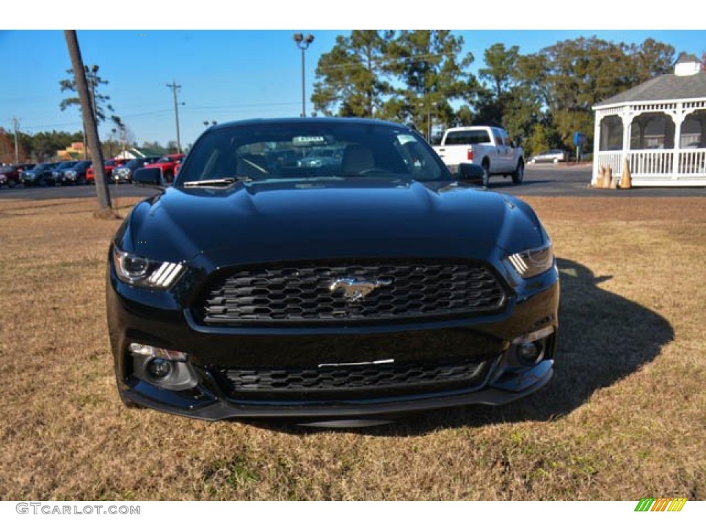 2015 Mustang EcoBoost Premium Coupe - Black / Ceramic photo #2