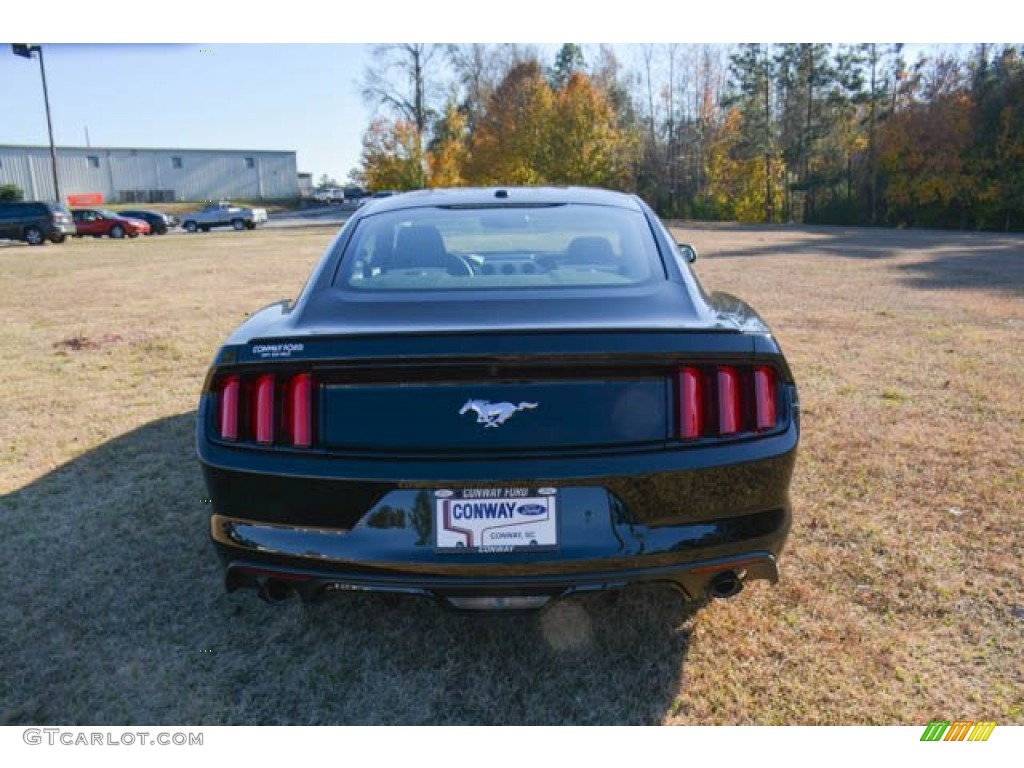 2015 Mustang EcoBoost Premium Coupe - Black / Ceramic photo #6