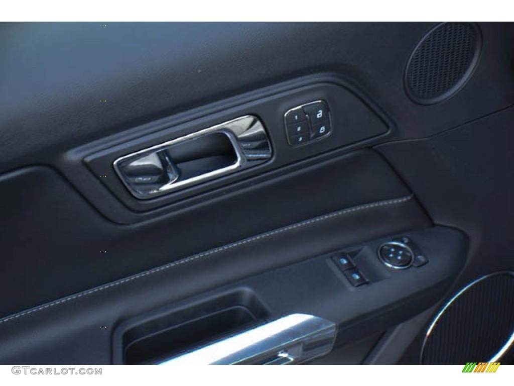 2015 Mustang EcoBoost Premium Coupe - Black / Ceramic photo #17