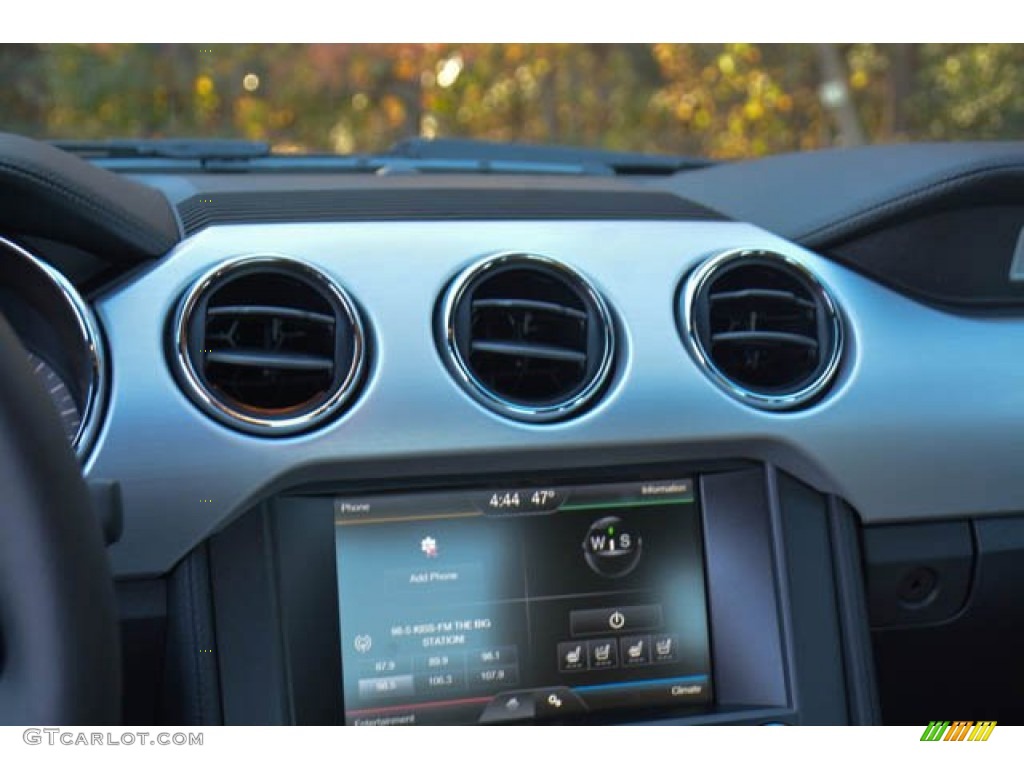 2015 Mustang EcoBoost Premium Coupe - Black / Ceramic photo #22