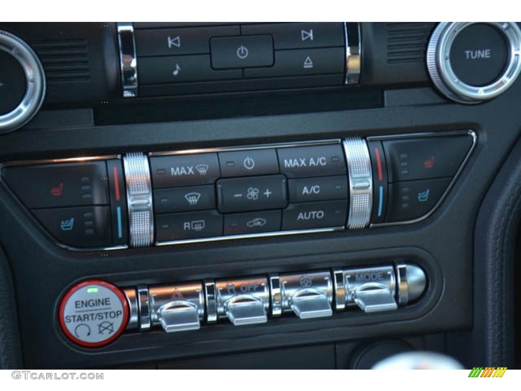 2015 Mustang EcoBoost Premium Coupe - Black / Ceramic photo #25