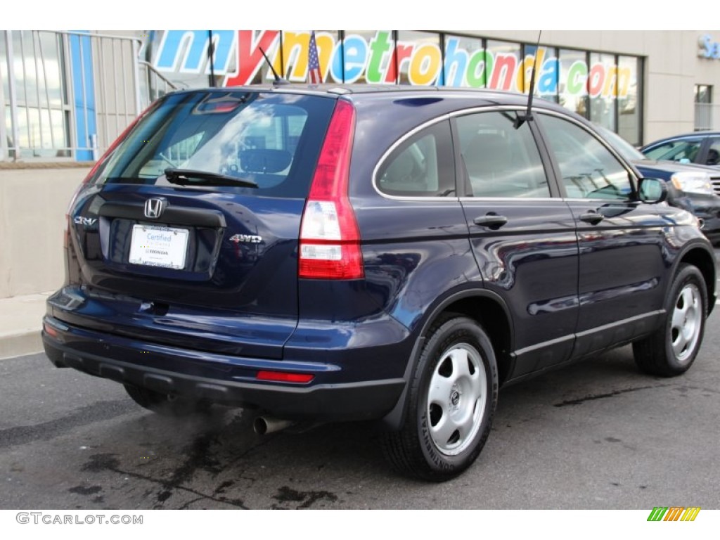 2011 CR-V LX 4WD - Royal Blue Pearl / Gray photo #5