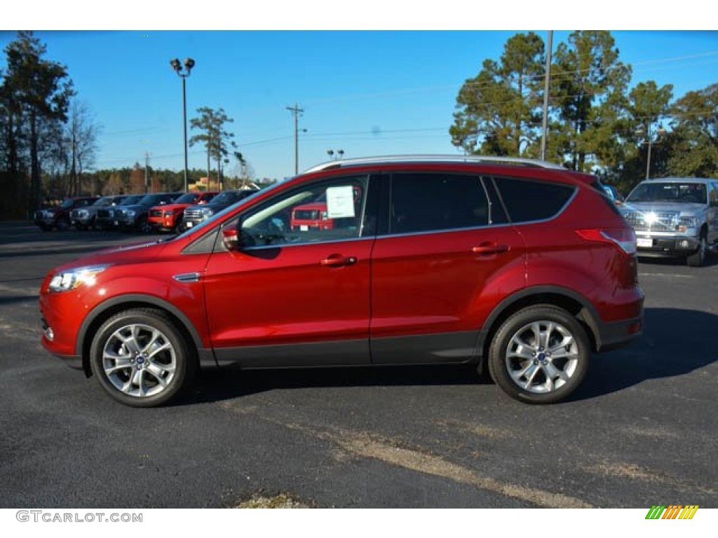Ruby Red Metallic 2015 Ford Escape Titanium Exterior Photo #99500362