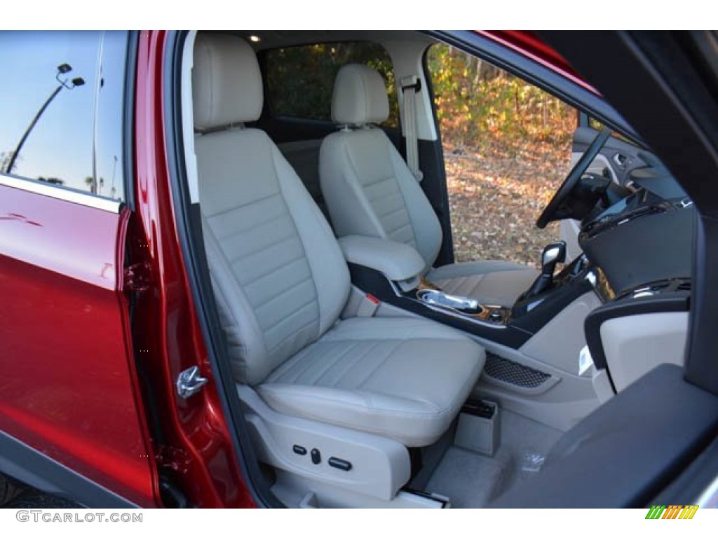 Medium Light Stone Interior 2015 Ford Escape Titanium Photo #99500557