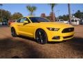 2015 Triple Yellow Tricoat Ford Mustang EcoBoost Coupe  photo #3