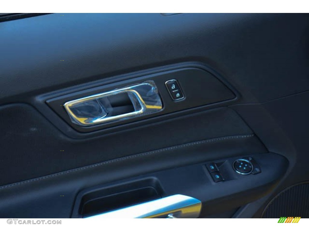 2015 Mustang EcoBoost Coupe - Triple Yellow Tricoat / Ebony photo #16