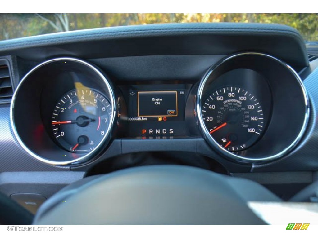 2015 Ford Mustang EcoBoost Coupe Gauges Photo #99501259
