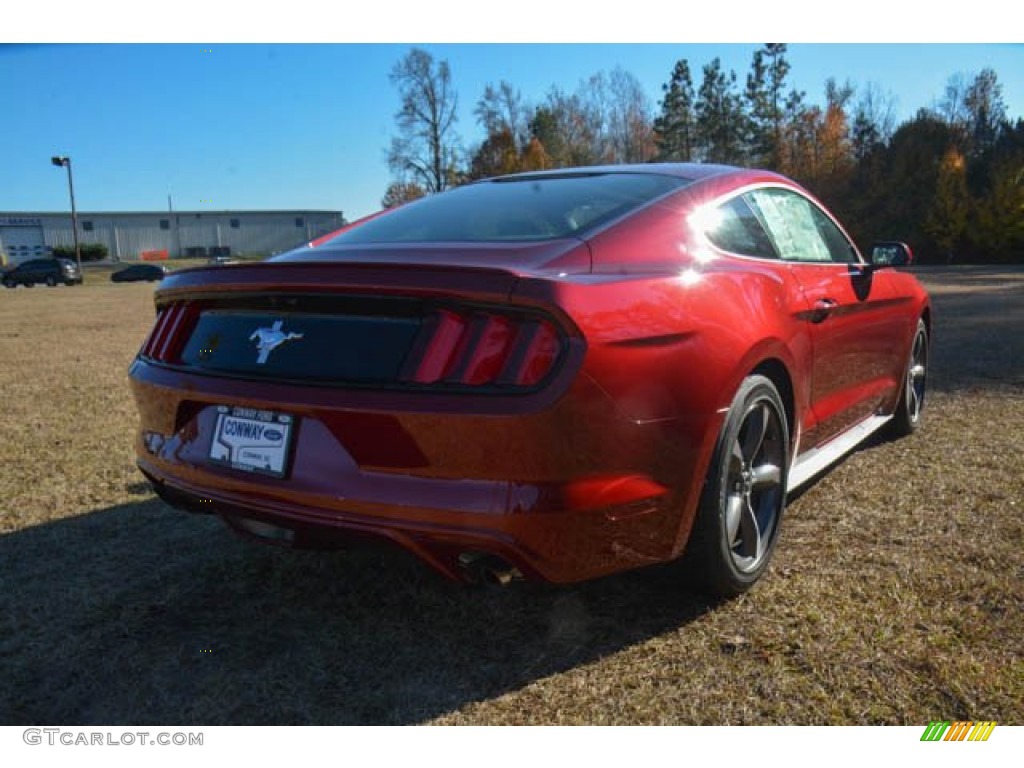 2015 Mustang V6 Coupe - Ruby Red Metallic / Ebony photo #5