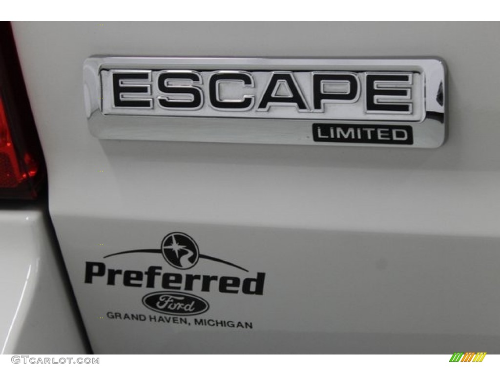 2010 Escape Limited V6 4WD - White Suede / Camel photo #7