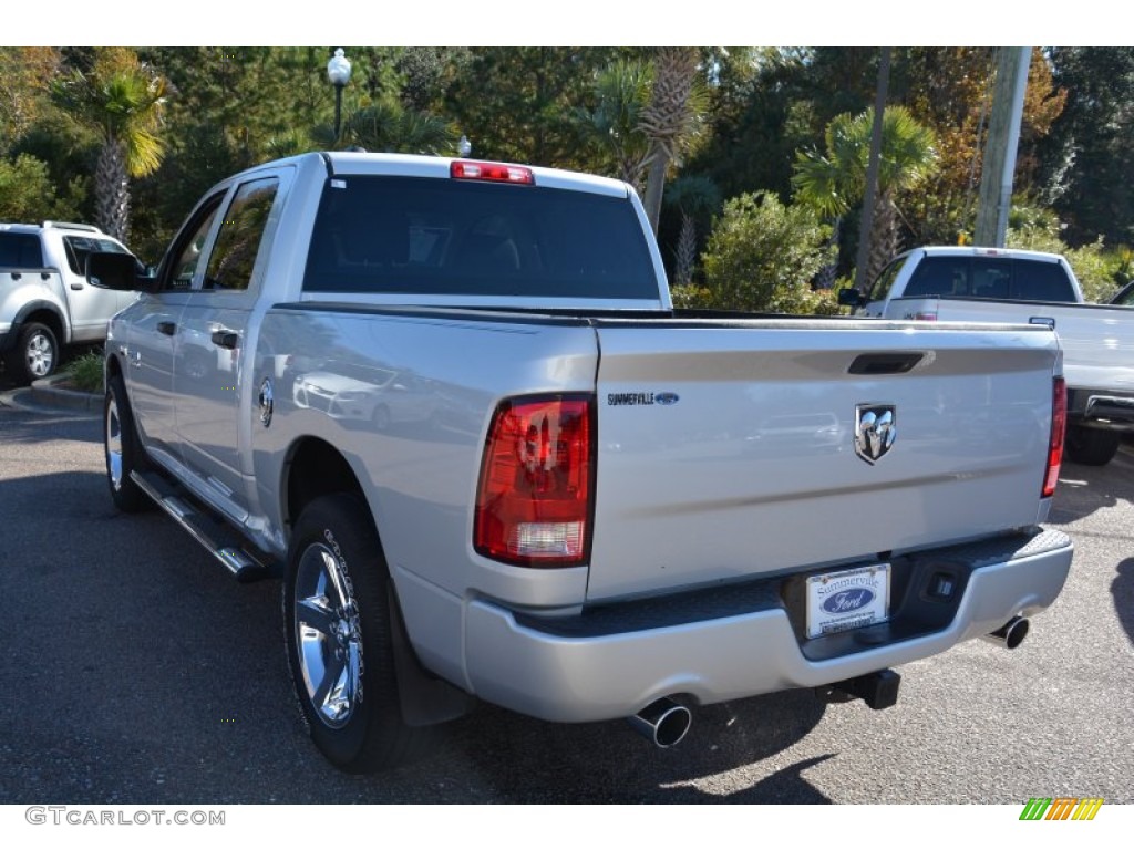 2014 1500 Express Crew Cab - Bright Silver Metallic / Black/Diesel Gray photo #5