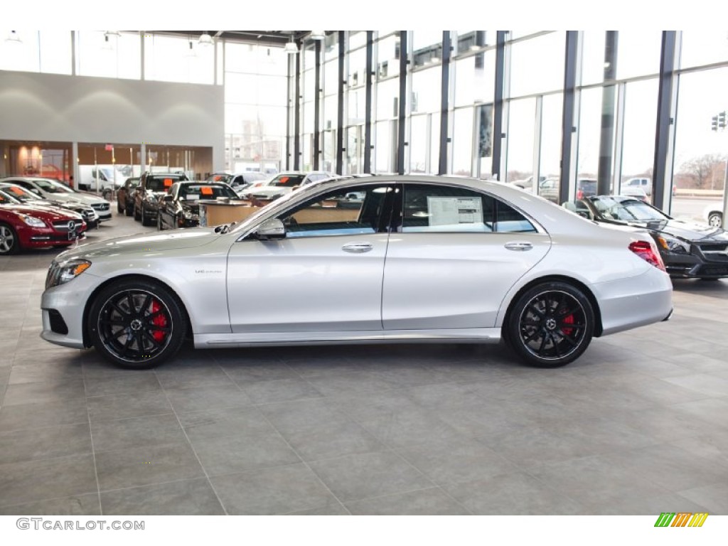 Iridium Silver Metallic 2015 Mercedes-Benz S 63 AMG 4Matic Sedan Exterior Photo #99505012