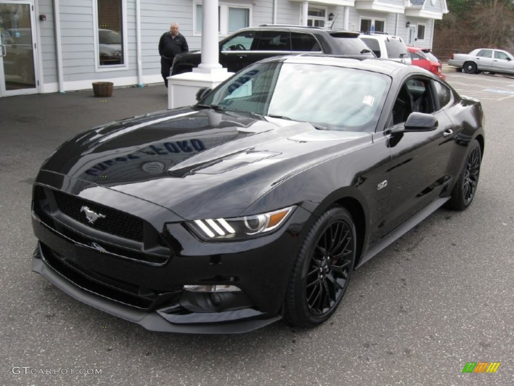 2015 Mustang GT Premium Coupe - Black / Ebony Recaro Sport Seats photo #3