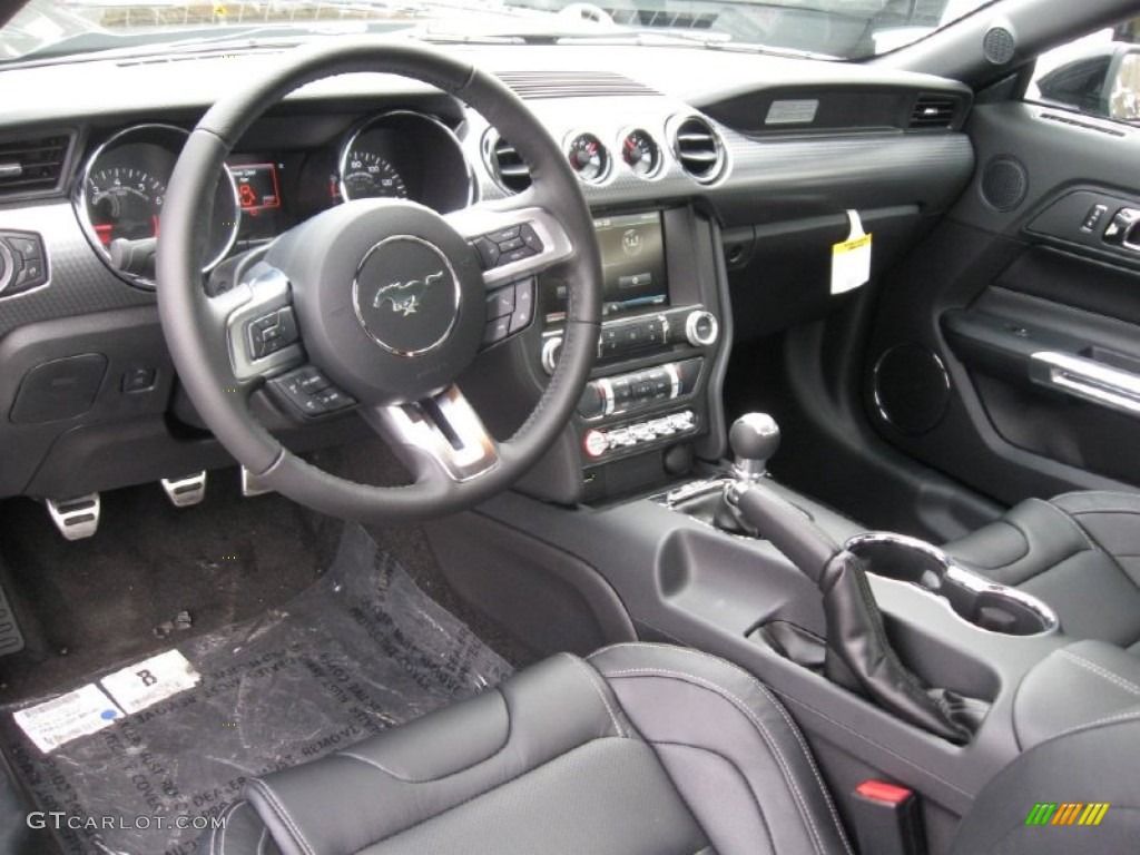 2015 Mustang GT Premium Coupe - Black / Ebony Recaro Sport Seats photo #11