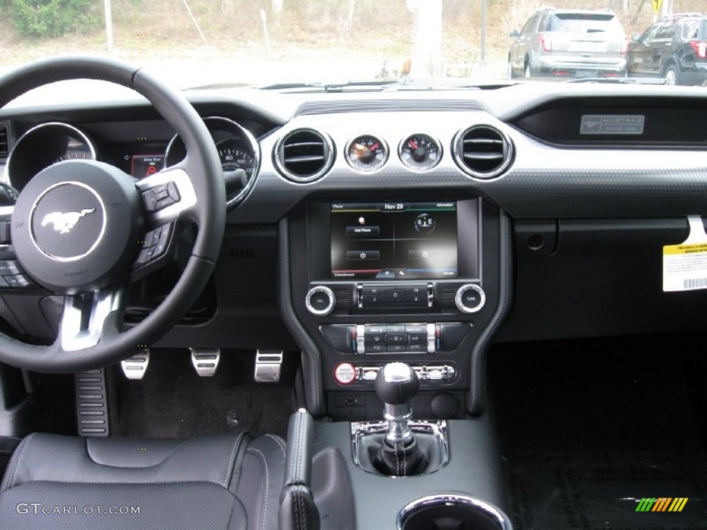 2015 Mustang GT Premium Coupe - Black / Ebony Recaro Sport Seats photo #12