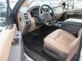 2012 White Platinum Metallic Tri-Coat Ford F350 Super Duty Lariat Crew Cab 4x4 Dually  photo #8