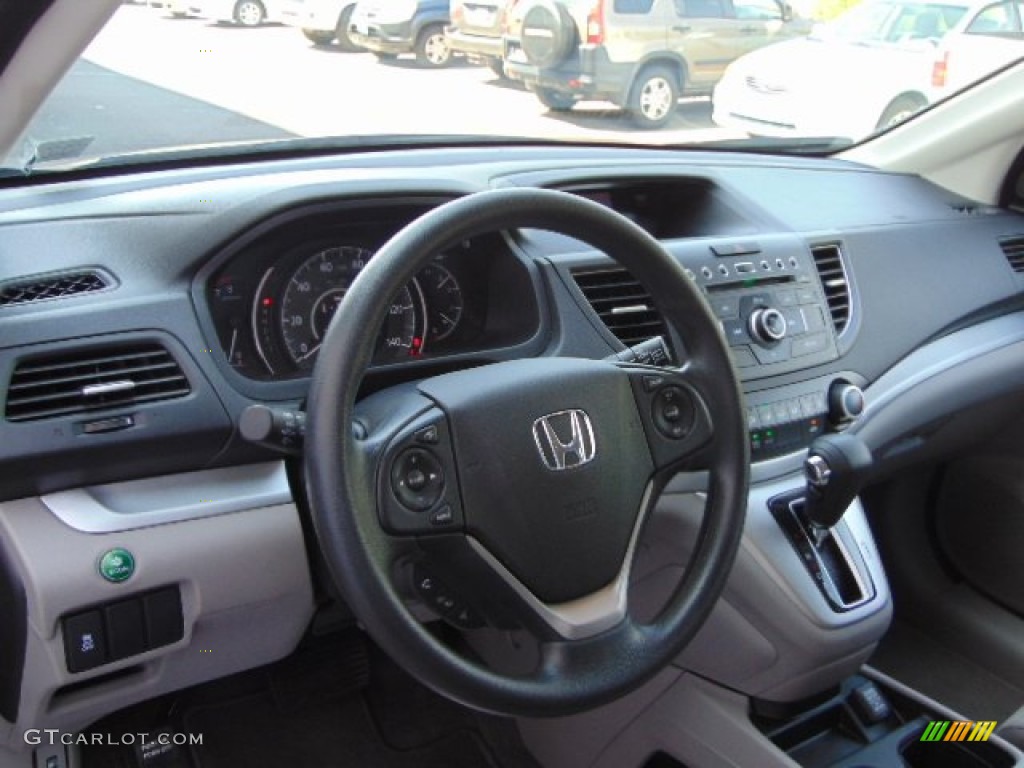 2012 CR-V EX 4WD - Twilight Blue Metallic / Gray photo #13