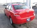 2008 Vermillion Red Ford Focus SE Sedan  photo #3