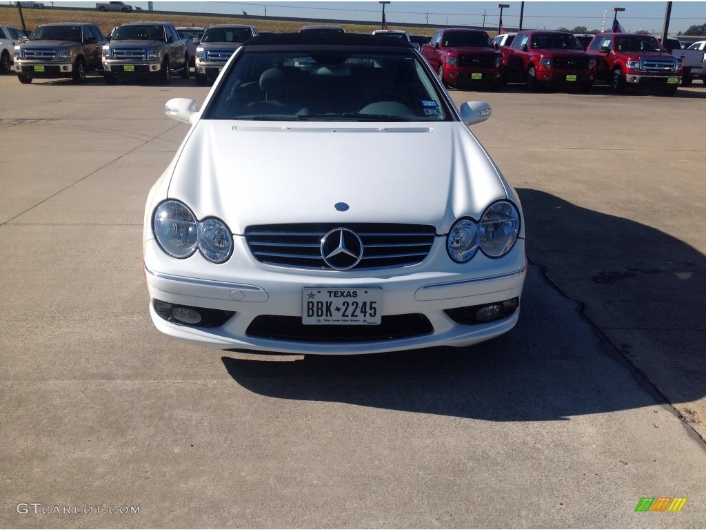 2005 CLK 500 Cabriolet - Pewter Metallic / Stone photo #1
