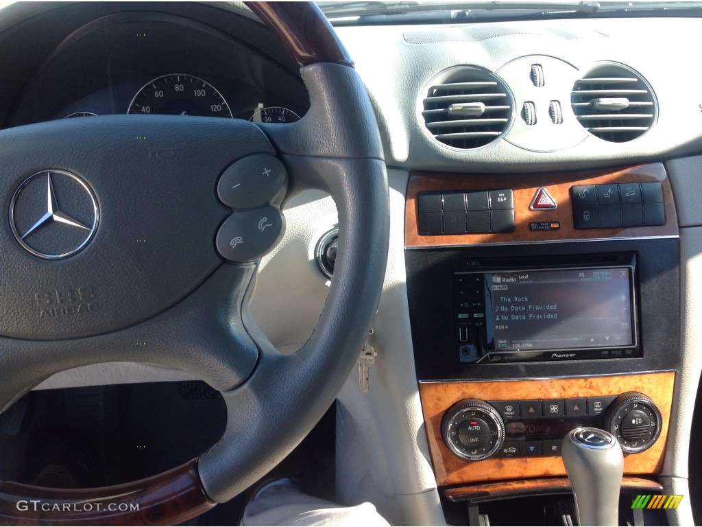 2005 CLK 500 Cabriolet - Pewter Metallic / Stone photo #8