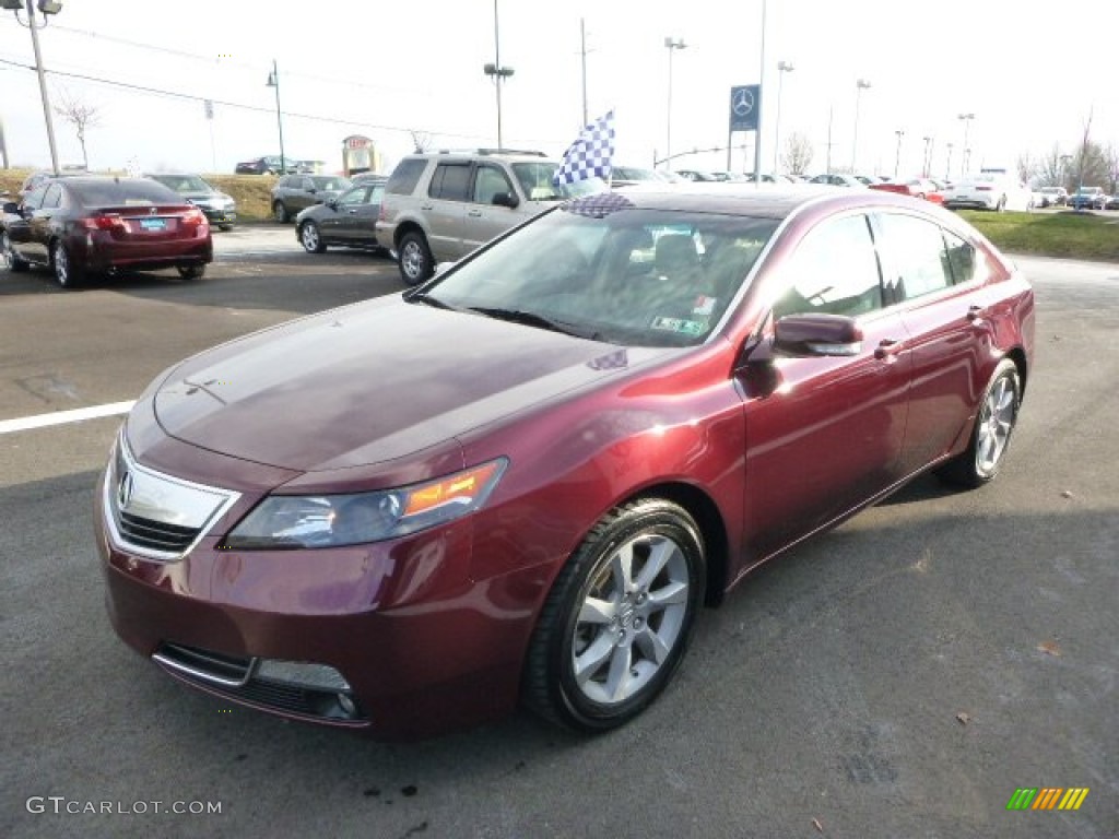 Basque Red Pearl 2012 Acura TL 3.5 Technology Exterior Photo #99511819