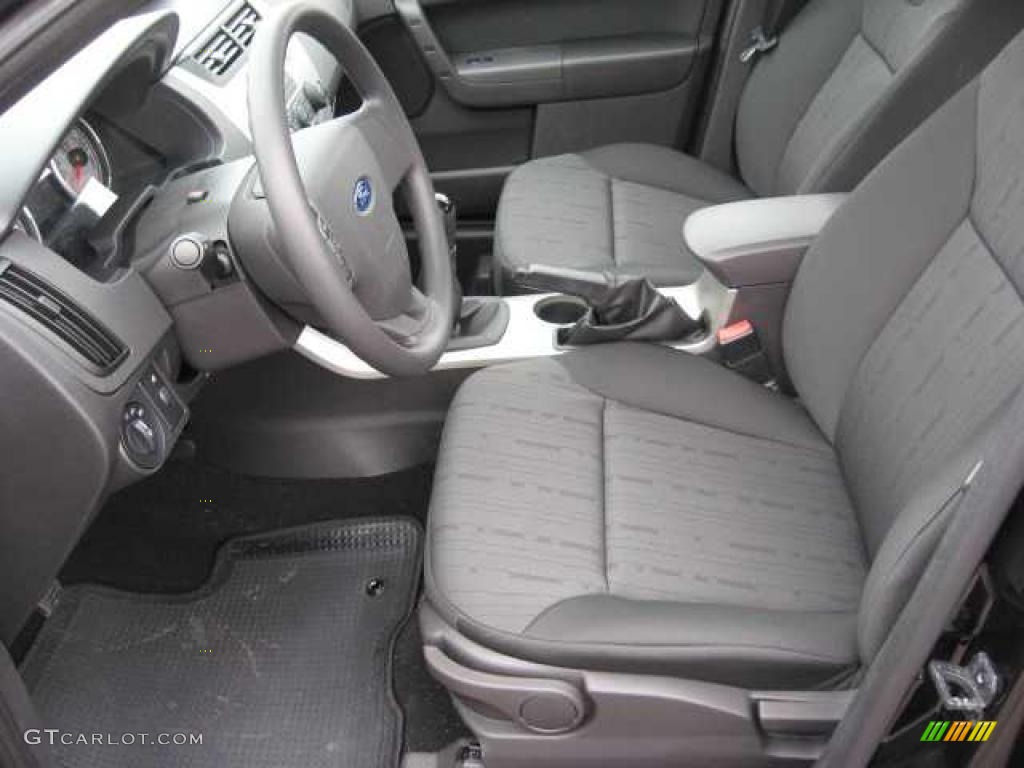 2009 Focus SE Sedan - Ebony Black / Charcoal Black photo #7