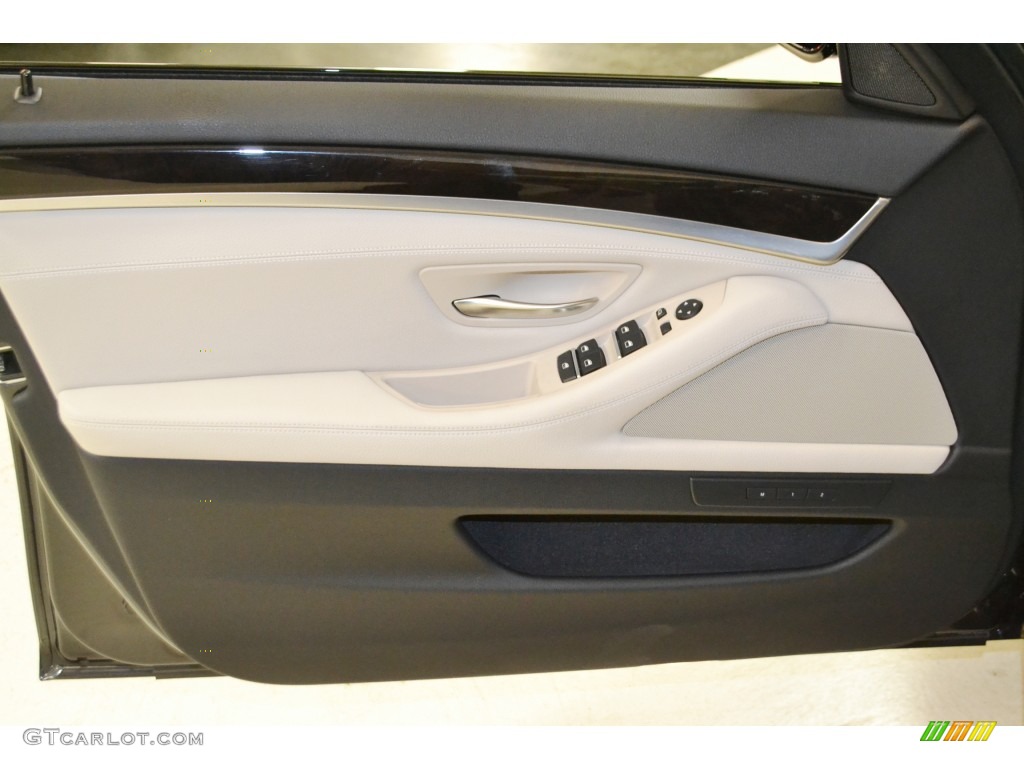 2012 5 Series 550i Sedan - Dark Graphite Metallic II / Oyster/Black photo #18