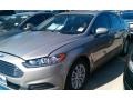 2015 Tectonic Silver Metallic Ford Fusion S  photo #15