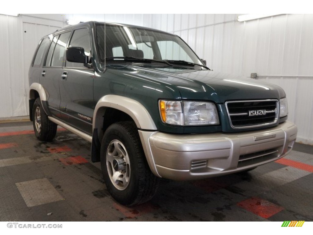 1998 Trooper S 4x4 - Forest Green Pearl Metallic / Gray photo #5