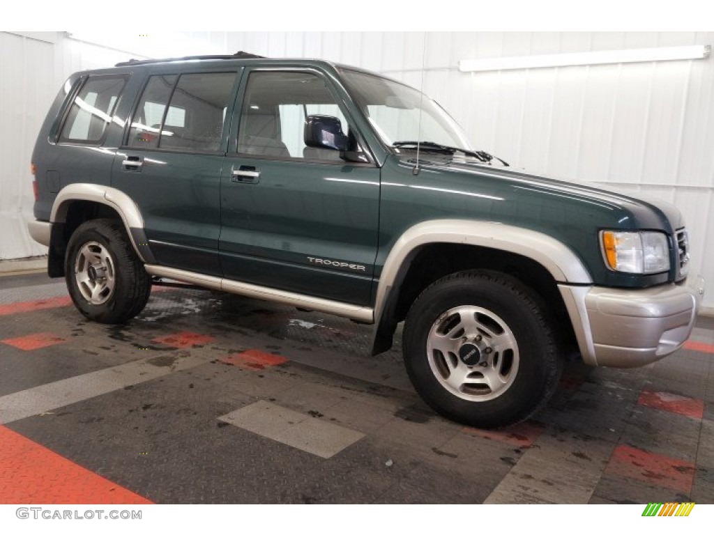 1998 Trooper S 4x4 - Forest Green Pearl Metallic / Gray photo #6