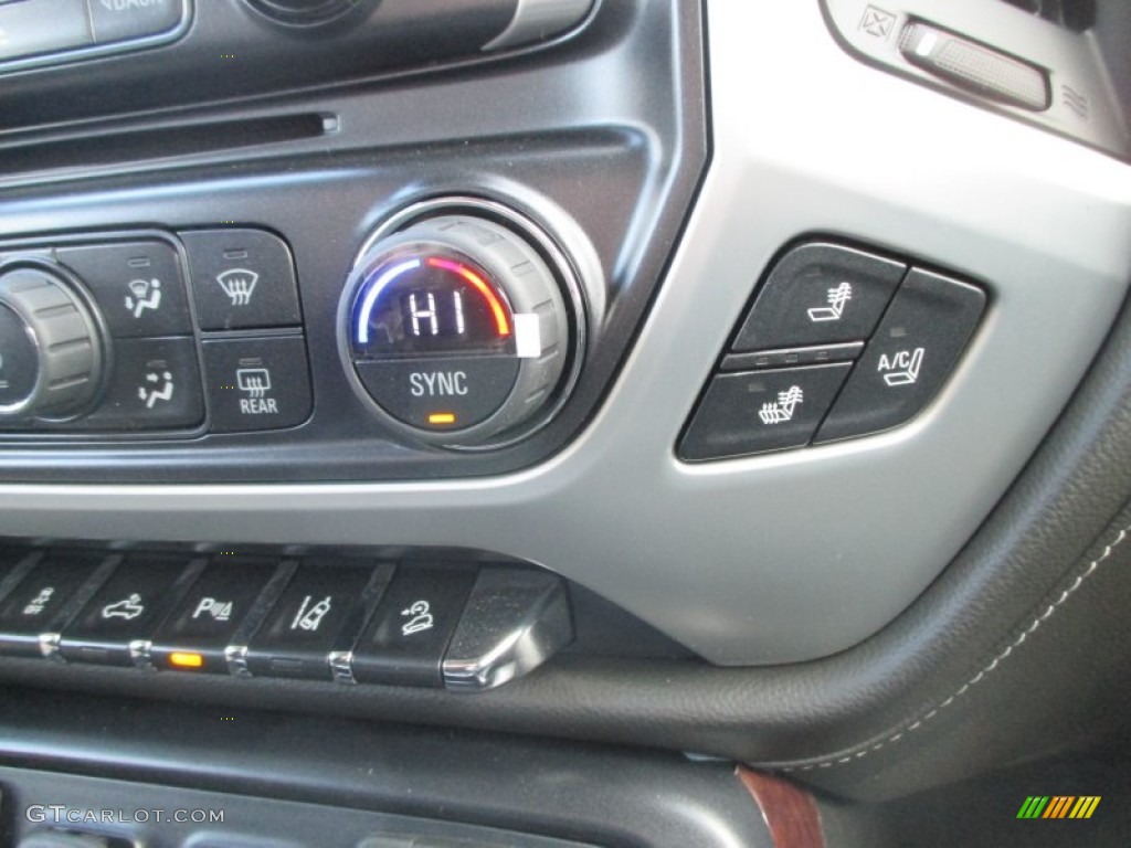 2015 GMC Sierra 1500 SLT Crew Cab 4x4 Controls Photo #99519039
