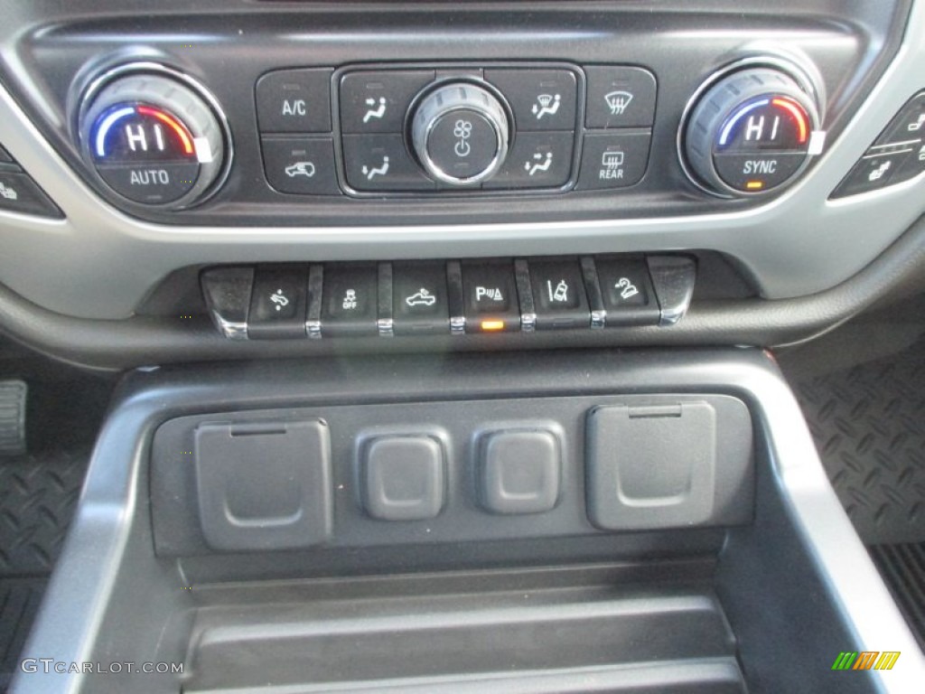 2015 GMC Sierra 1500 SLT Crew Cab 4x4 Controls Photo #99519052
