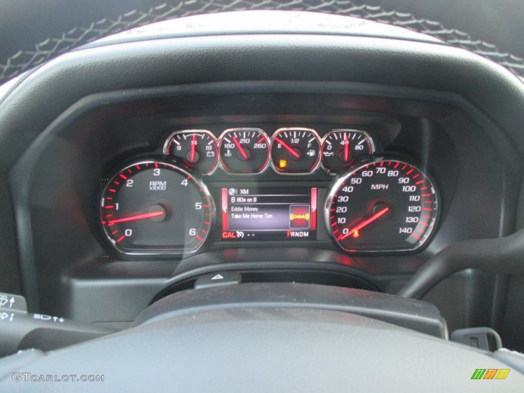 2015 GMC Sierra 1500 SLT Crew Cab 4x4 Gauges Photo #99519121