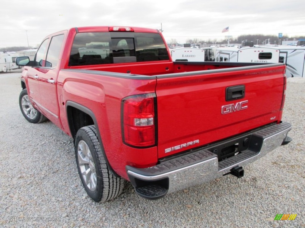 Fire Red 2015 GMC Sierra 1500 SLT Crew Cab 4x4 Exterior Photo #99519277