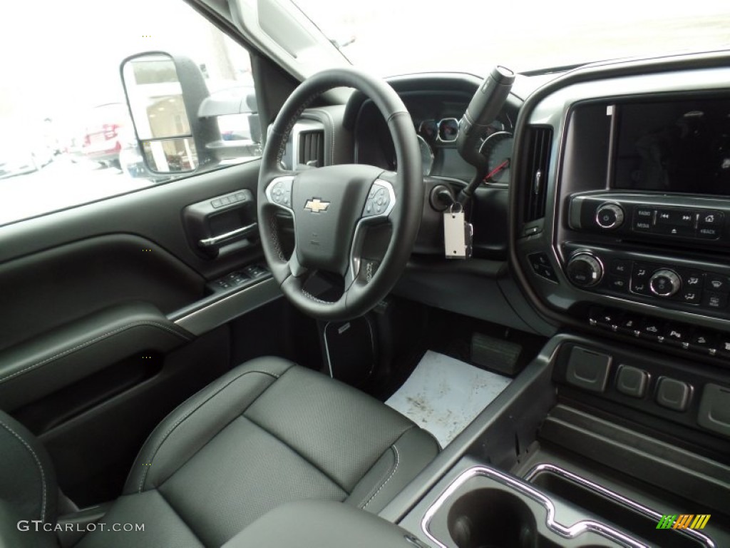 2015 Silverado 2500HD LTZ Crew Cab 4x4 - Black / Jet Black photo #71