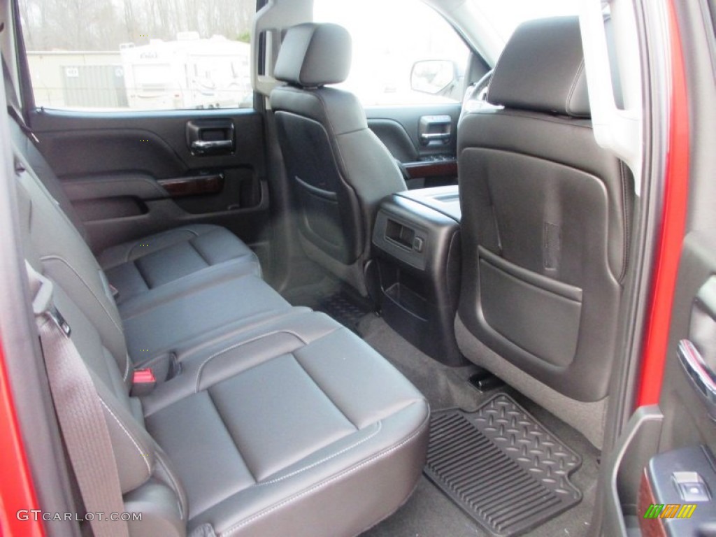 2015 GMC Sierra 1500 SLT Crew Cab 4x4 Rear Seat Photo #99519303